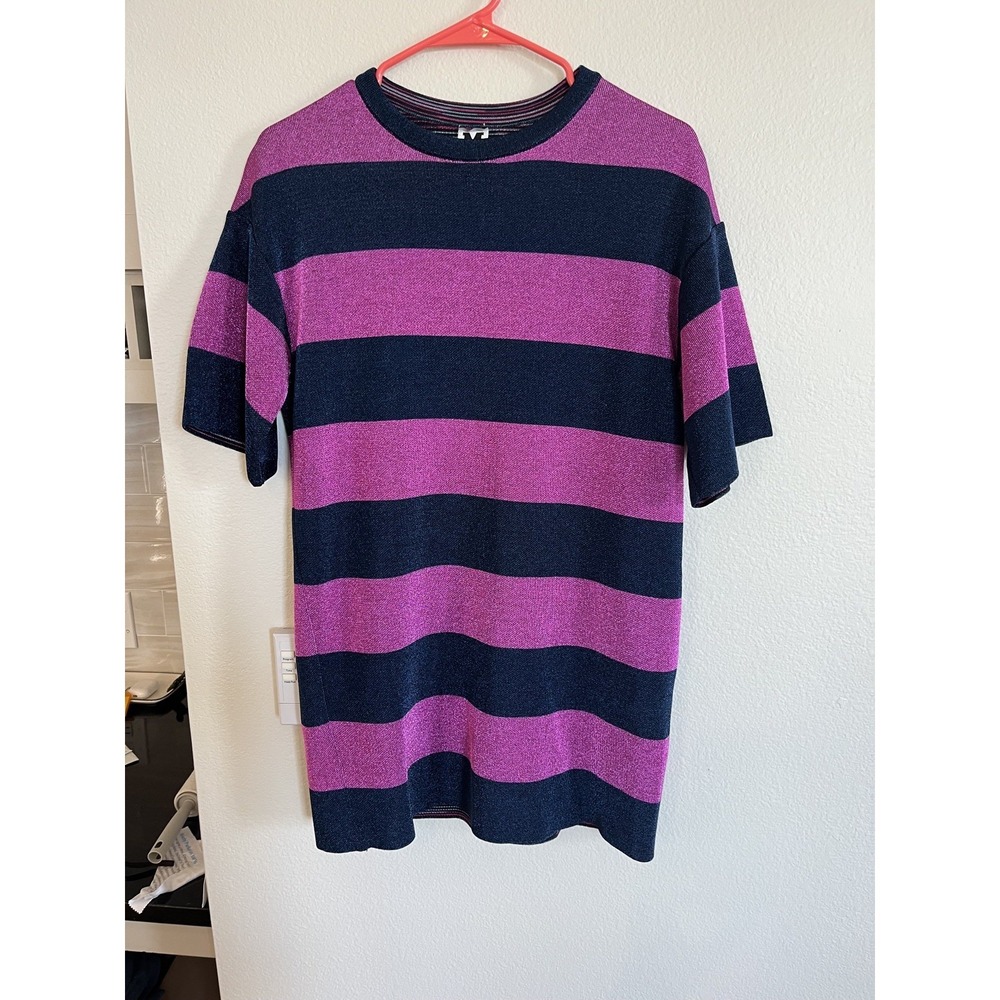 Missoni Multi-Color Knit short sleeve tunic sweater